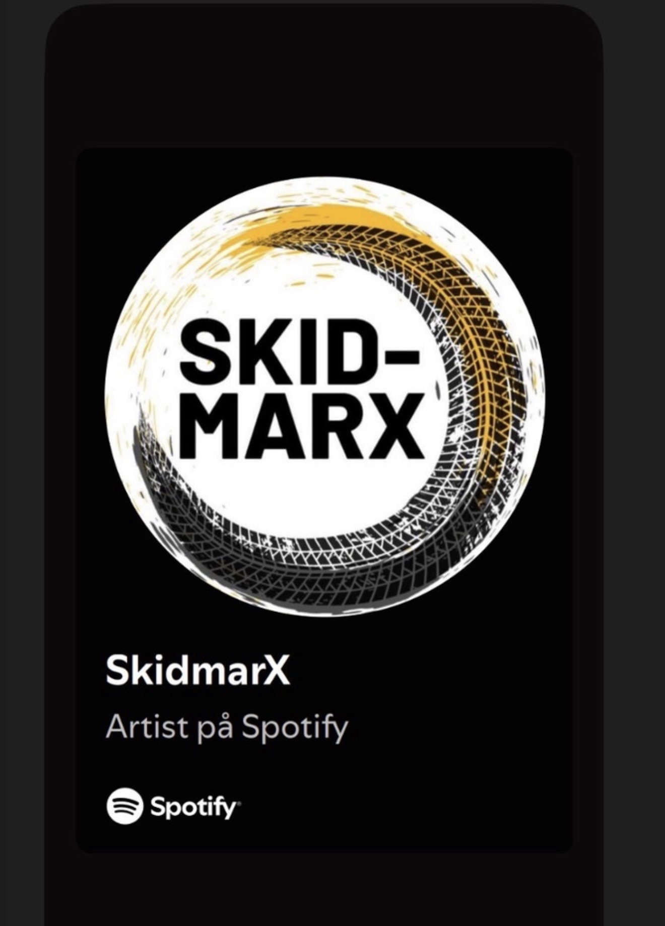 SkidmarX – oval logo